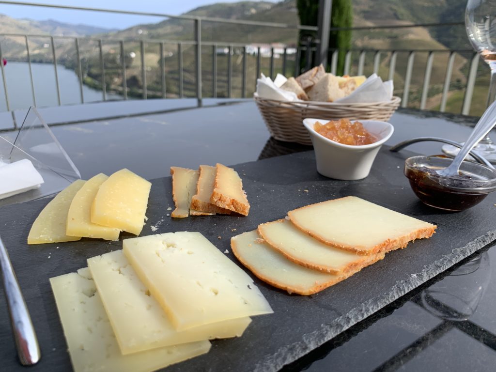 Cheese plate at Quinta Da Marka