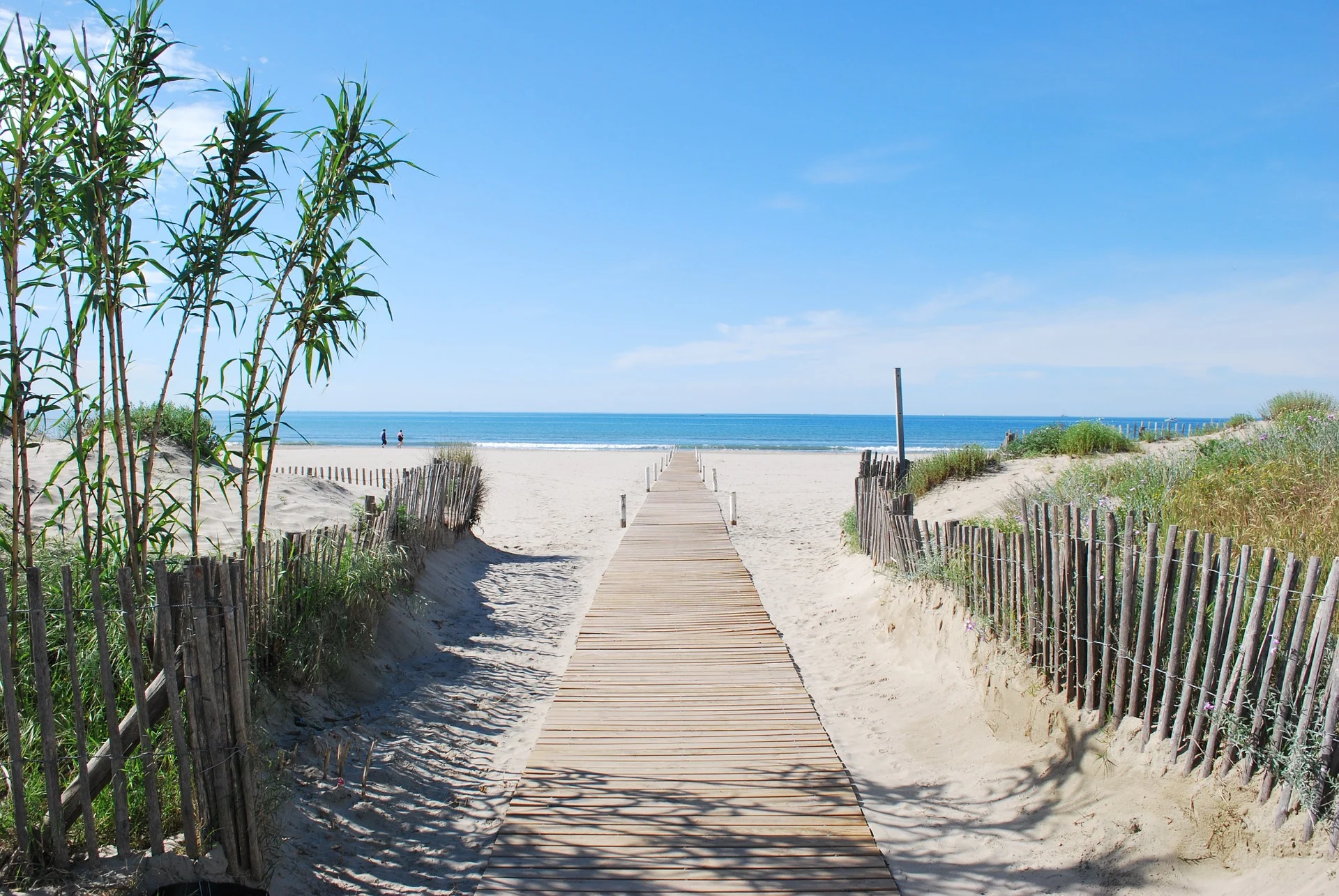 The beach near Montpellier