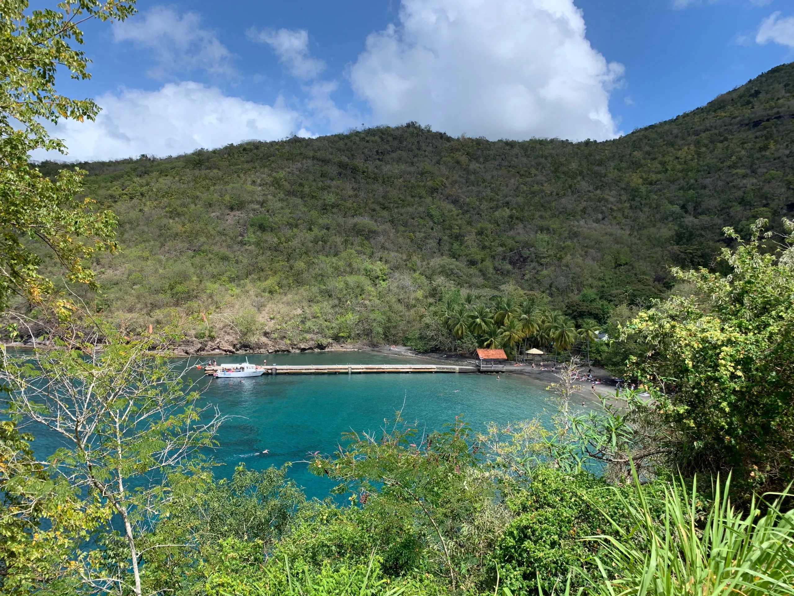 View of the Anse Noir bay in Les Anses d'Arlet