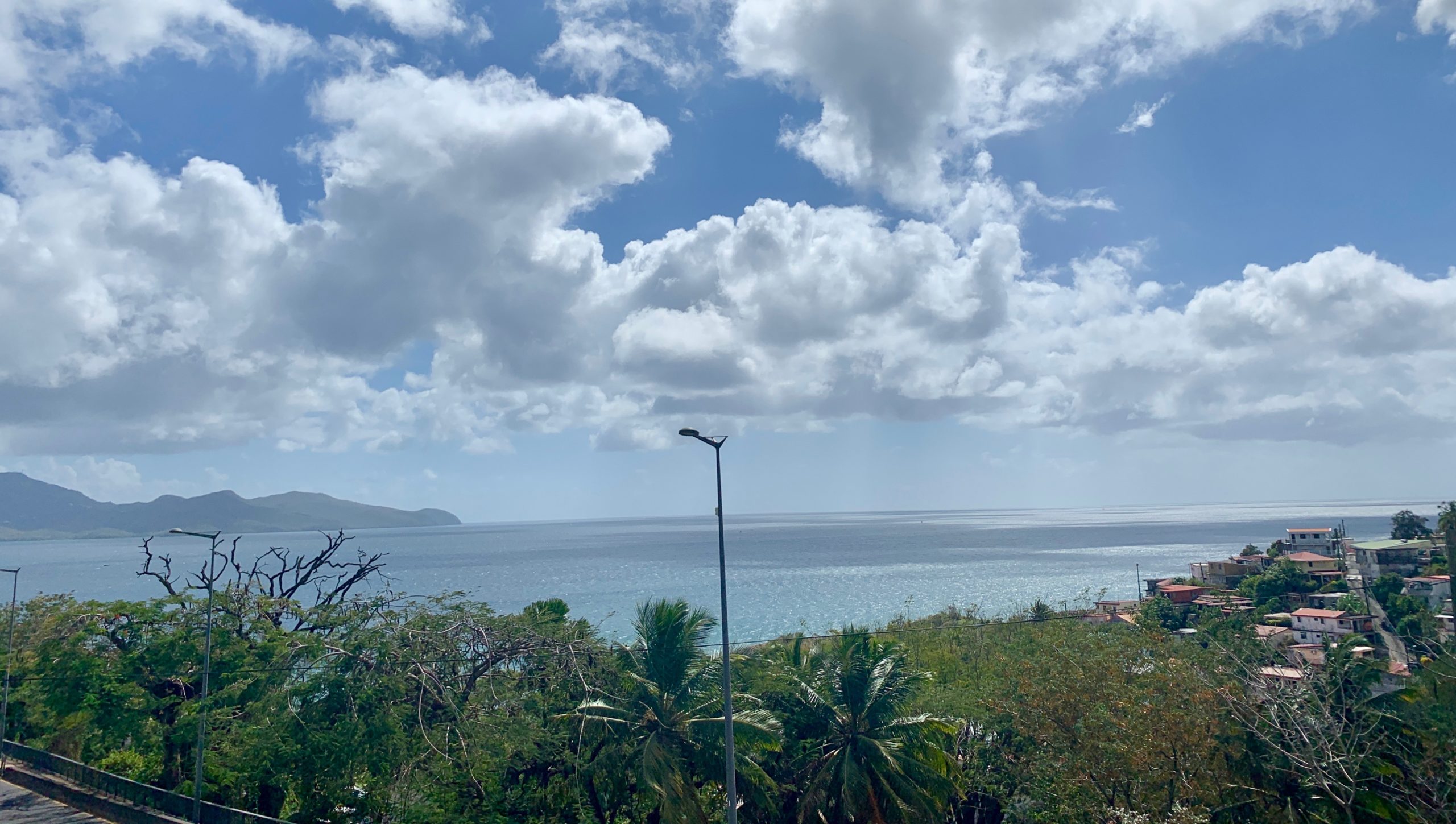 View of the bay in Fort-de-France, Martinique 